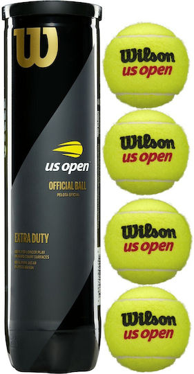 Wilson US Open XD Μπαλάκια Τένις για Τουρνουά 4τμχ