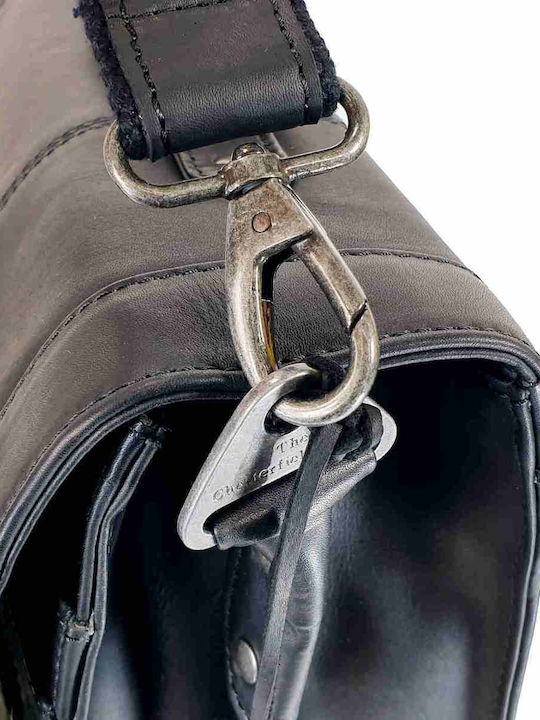 Leather Men's Briefcase Black