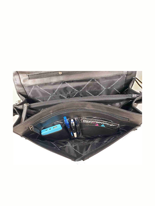 Leather Men's Briefcase Black
