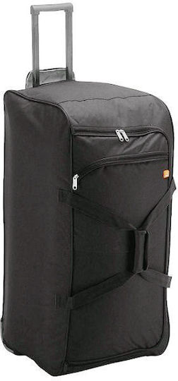 Gabol Week Eco Soft Sack Reise Rücken 110lt Schwarzes mit Rädern Stoff M80xP36xH37cm