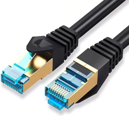 Montis S/FTP Cat.7 (10Gbps) Καλώδιο Δικτύου Ethernet 1.5m Μαύρο