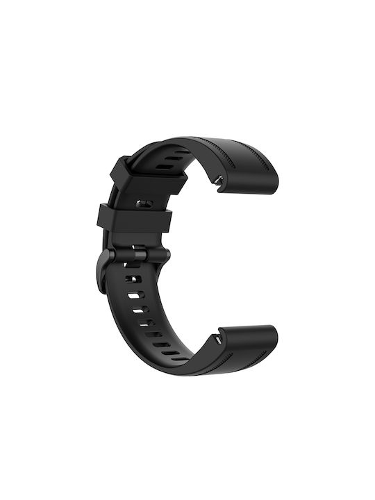 Sonique Strap Silicone Black (Garmin Fenix 7S/5S/5S Plus/6S/6S Pro/instinct 2S)