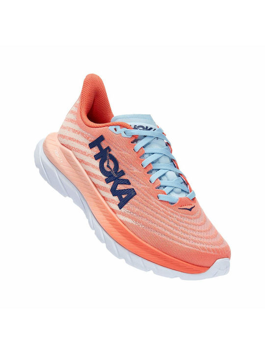 Hoka Mach 5 Γυναικεία Αθλητικά Παπούτσια Running Πορτοκαλί