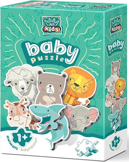 Детски Пъзел Животни за 1+ Години 8бр Art Puzzle