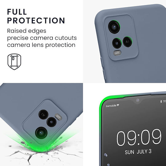 KWmobile Soft Slim Back Cover Silicone 1.3mm Blue (Vivo Y21)