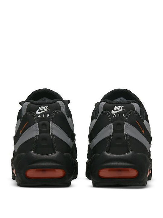 Air Max 95 Men's Sneakers Black Grey Safety Orange