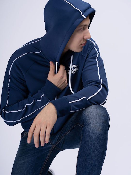 Achavanich Sweatshirt with Hood Navy Blue