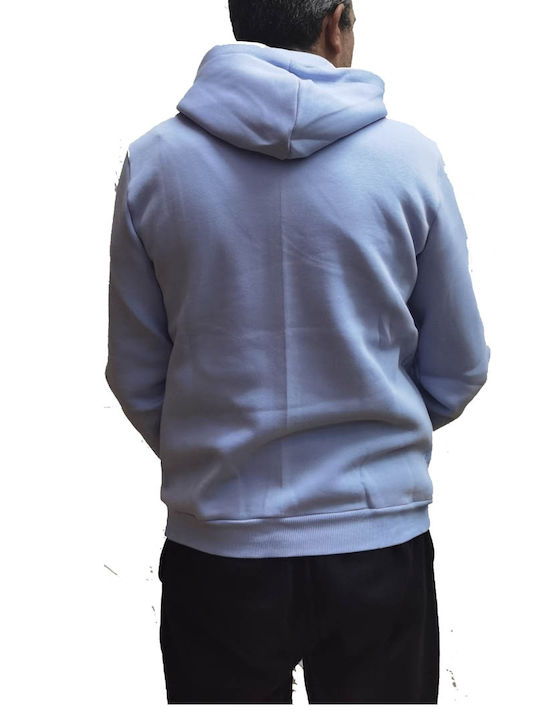 Target Herren Sweatshirt mit Kapuze und Taschen Hellblau