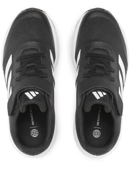 Runfalcon 3.0 El K Kids Sports Shoes Running with Hoop & Loop Closure Black