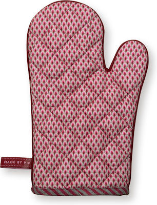 PiP Studio Flower Festival Oven Mitt Red