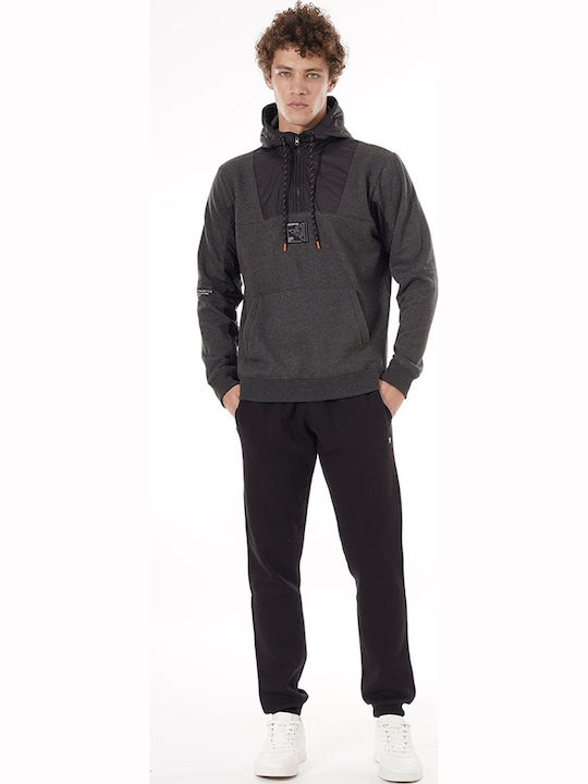 Sweatshirt with Hood Gray