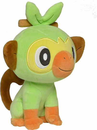 Jazwares Plush Pokemon Grookey for 2+ Years 20 cm