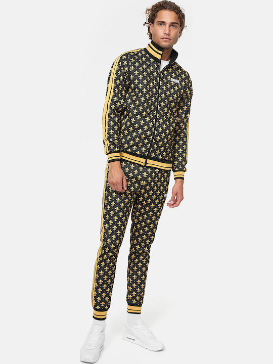 Boswall cu Elastic Black/Yellow