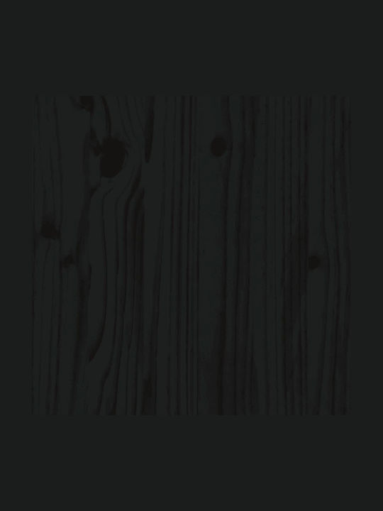 vidaXL Hölzernes Box Holzlagerung 108x73x79cm Schwarz