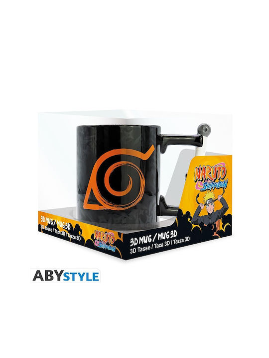 Abysse Κούπα Κεραμική Μαύρη 460ml