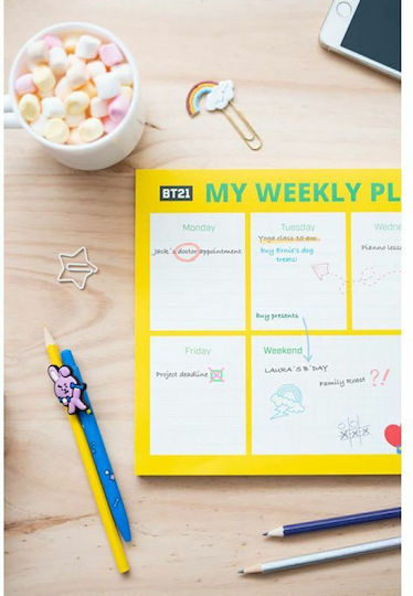 Grupo Erik Εβδομαδιαίο Planner Κίτρινο 21x29εκ.
