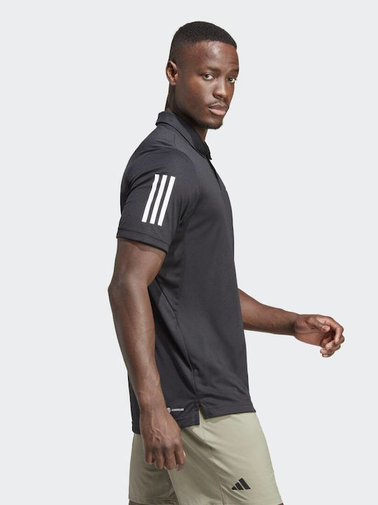adidas Club 3-Stripes HS3269 Мъжка Черна Блуза