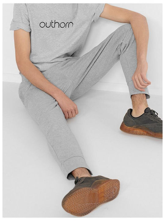 Outhorn Men's Sweatpants with Rubber Gray