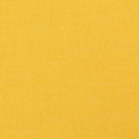 Stoff Fußhocker Gelb 50x41x41cm