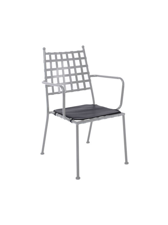 Woodwell Garden Chair Cushion Paton Black 42x45cm