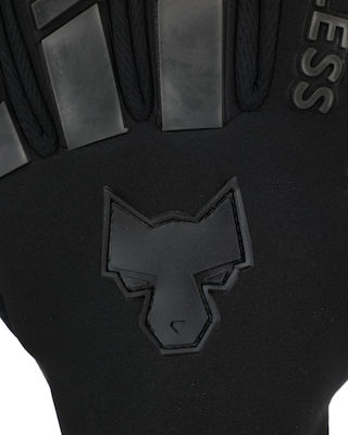 Fearless Goalkeepers Wolf X Torwarthandschuhe Erwachsene & Kinder Schwarz