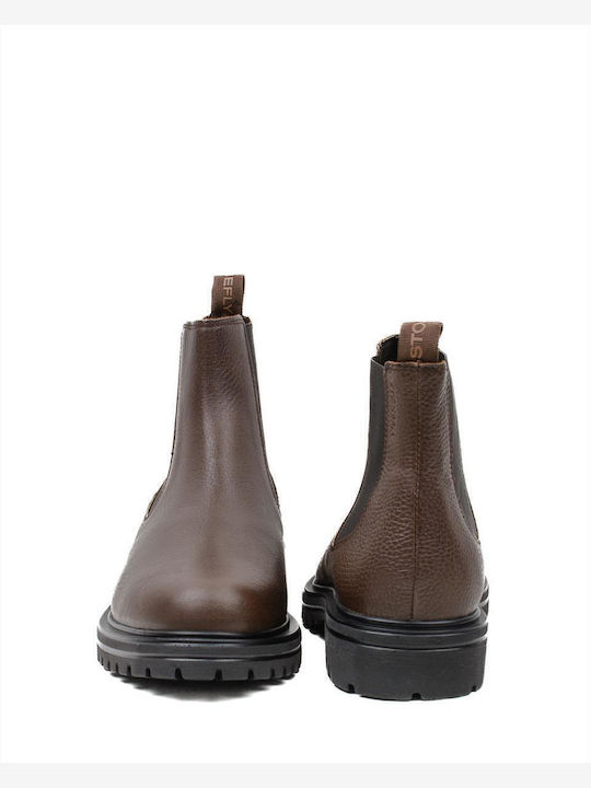 Alex 8 Leather Brown Chelsea Boots Anatomical