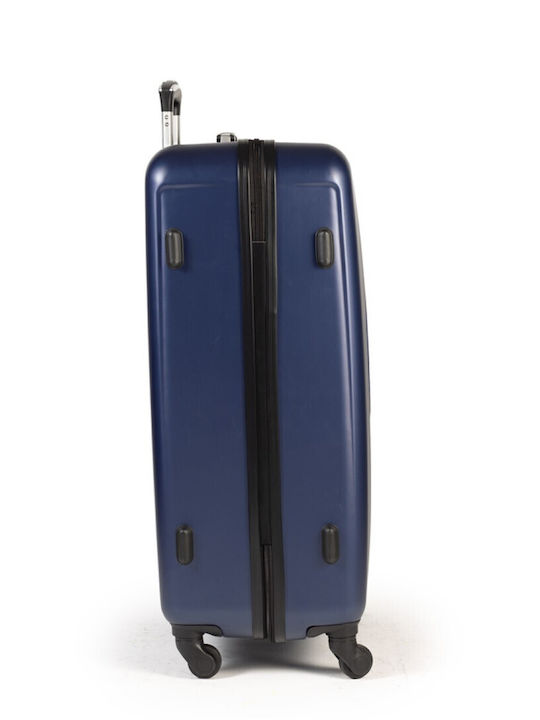 Cardinal Medium Travel Suitcase Hard Blue with 4 Wheels Height 60cm 2012