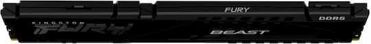 Kingston Fury Beast DDR5 32GB RAM με 2x16GB Modules και Ταχύτητα 5200 για Desktop