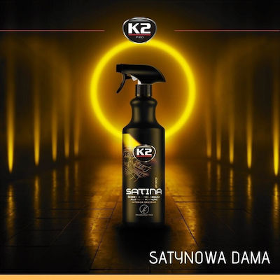 K2 Liquid Shine / Protection for Interior Plastics - Dashboard Satina Pro 1lt D5001