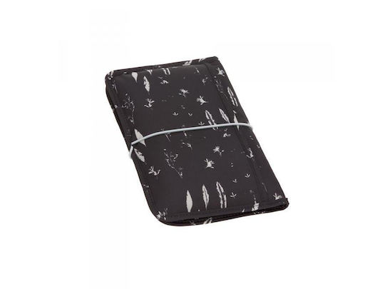 Laessig Αλλαξιέρα Ταξιδίου από Ύφασμα Feathers Black 18x25.5cm