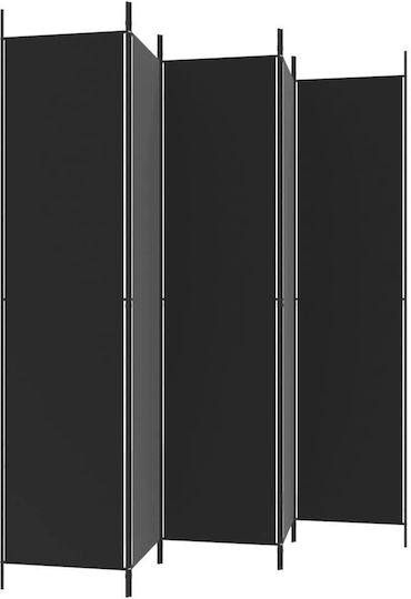vidaXL Decorativ Paravan Tesatura cu 5 Panouri 250x220cm