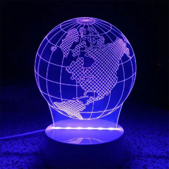I-Total Decorative Lamp 3D Illusion Multicolour