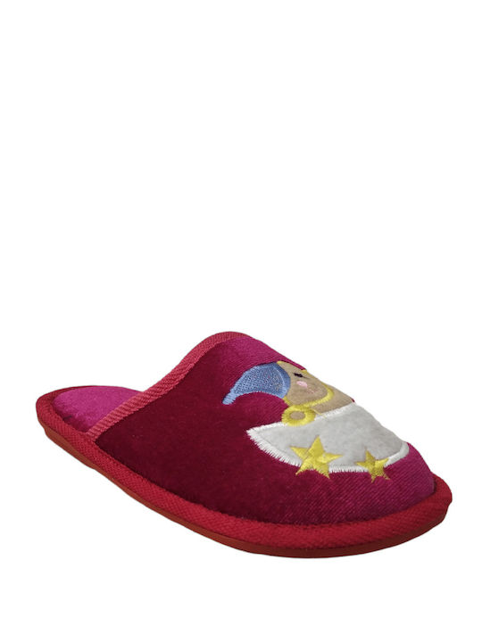 To Be Yourself Kids Slippers Fuchsia - Fuchsia