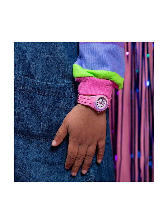 Tikkers Kids Analog Watch with Rubber/Plastic Strap Pink