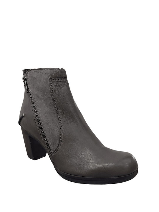 Khrio Damen Bootie mit Absatz Grau - Grau