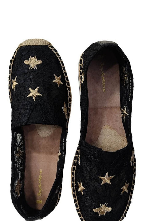 Joy&Mario Espadrilles Black - Black