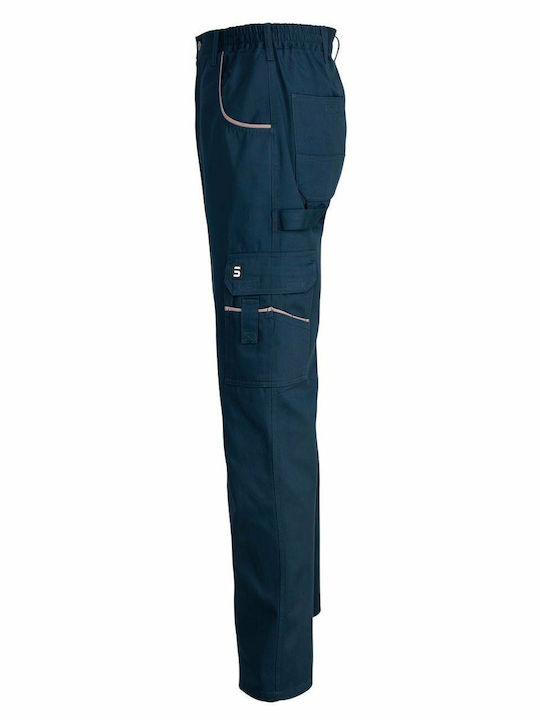 STOP Falcon Arbeitshose Blau aus Baumwolle