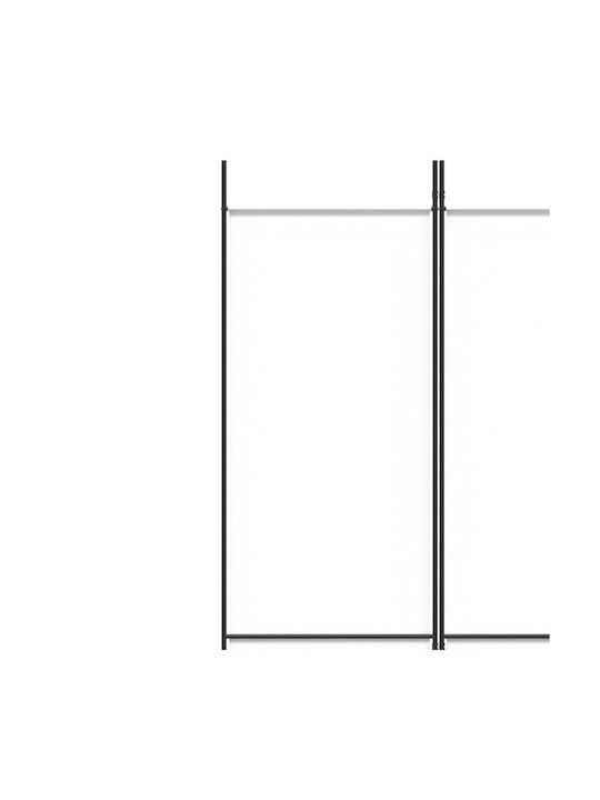 vidaXL Decorative Room Divider Fabric with 5 Panels 250x220cm