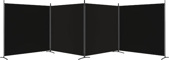 vidaXL Decorative Room Divider Fabric with 4 Panels 698x180cm