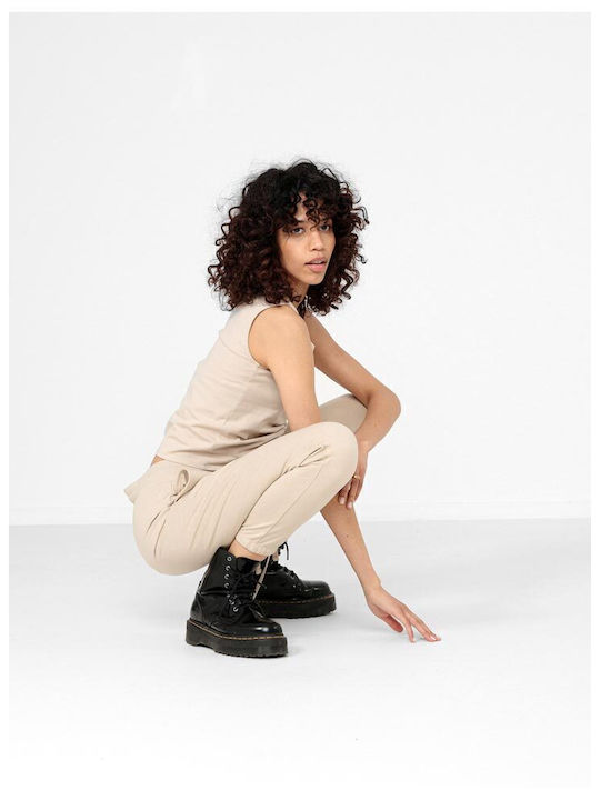 Pantaloni de Trening cu elastic Bej