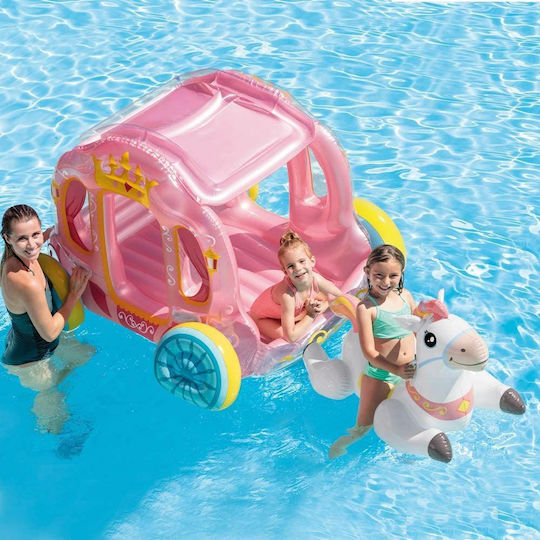 Intex Inflatable Princess Carriage for Ages 3+