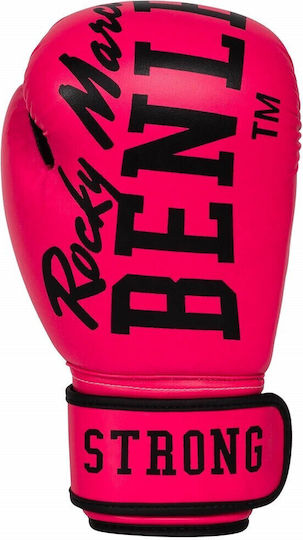 Benlee Chunky B Boxhandschuhe aus Synthetikleder für Kampf Rosa