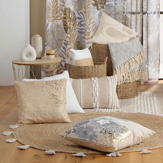 Douceur d'Intérieur Sofakissen L-C Blanca Beige 30x50cm