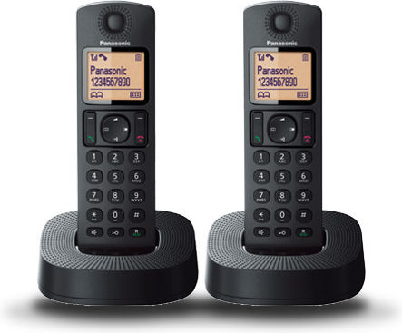 Panasonic KX-TGC312 Cordless Phone Black