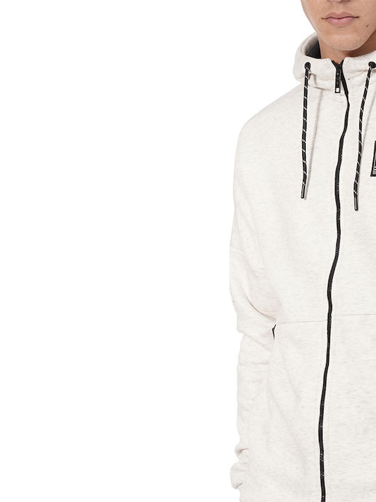 Hoodie with Oat Melange Colour