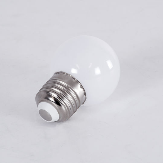 GloboStar LED Bulb 3W 100mm for Socket E27 and Shape G45 Warm White 240lm