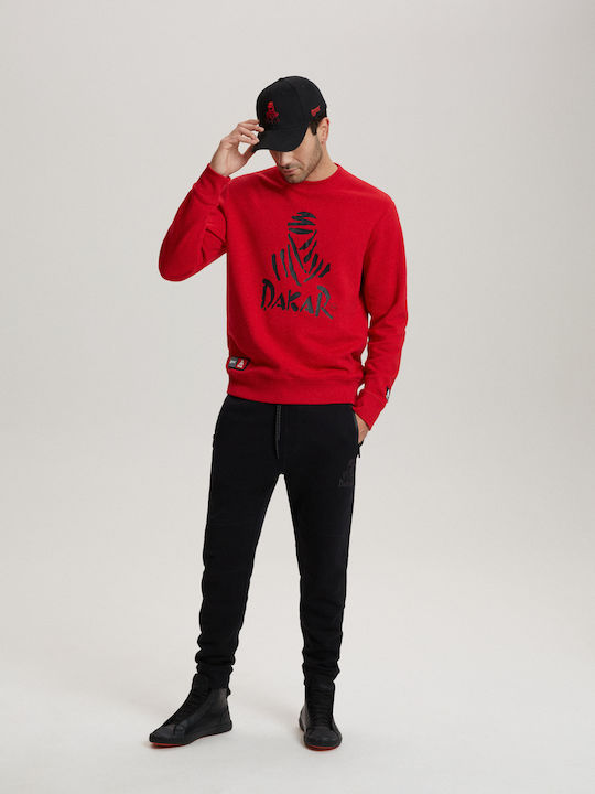 Dakar Sweatshirt L/S DKR CREW 04 - Rot