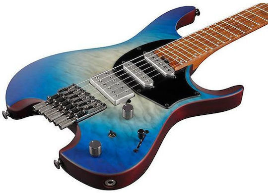 Ibanez QX54QM-BSM Ηλεκτρική Κιθάρα με HSS Διάταξη Μαγνητών Blue Sphere Burst Matte με Θήκη