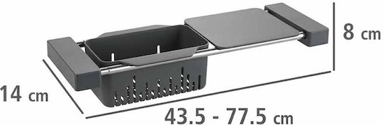 Wenko Wenko Caddy Cami Kitchen Sink Accessories Gray
