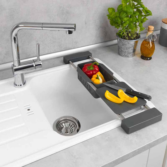 Wenko Wenko Caddy Cami Kitchen Sink Accessories Gray